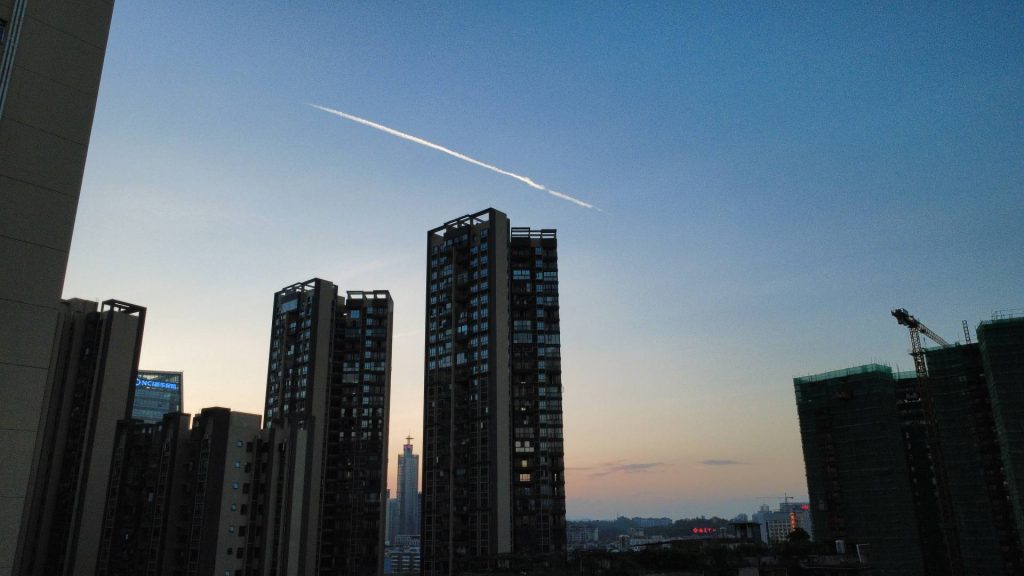 流星划破天空